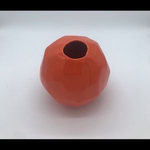 3/$15. Orange bud vase.